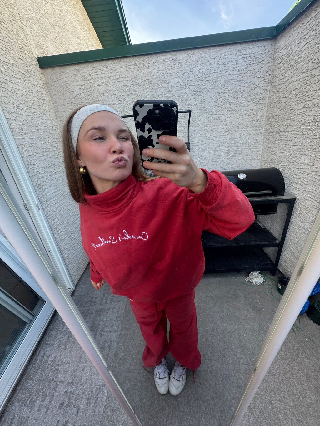 Canadas Sweetheart Red mockneck