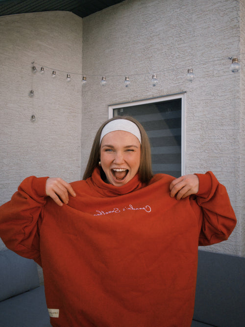 Canadas Sweetheart Red mockneck